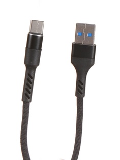 Аксессуар Maverick Textile & Metall C4 USB - USB Type-C 1.2m Black ПSELAEP1825