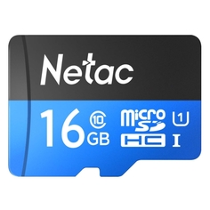 Карта памяти MicroSD Netac 16GB P500 Standard (NT02P500STN-016G-S) 16GB P500 Standard (NT02P500STN-016G-S)