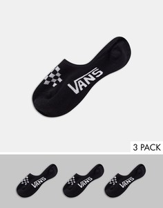 Набор из 3 пар черных носков Vans Classic-Черный