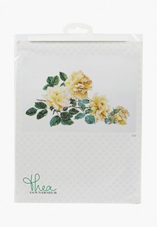 Набор для вышивания Thea Gouverner "Желтые розы", 44х65 см