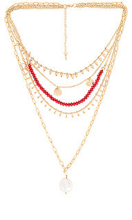 Ожерелье layered pendant - Amber Sceats