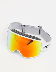 Оранжево-белые горнолыжные очки Roxy Storm-Оранжевый