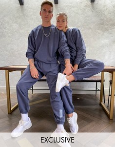 Выбеленные черные свободные джоггеры Puma-Черный цвет