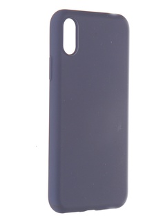Чехол Pero для APPLE iPhone XS Soft Touch Grey CC01-IXSGR ПЕРО
