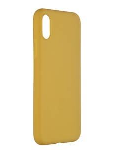 Чехол Pero для APPLE iPhone XS Soft Touch Yellow CC01-IXSY ПЕРО