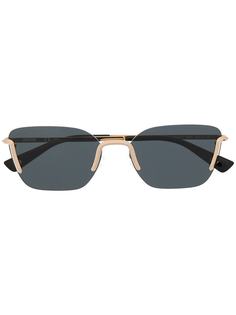 Moschino Eyewear солнцезащитные очки 054/s в оправе кошачий глаз