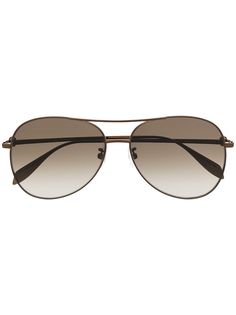 Alexander McQueen Eyewear солнцезащитные очки-авиаторы AM0274S