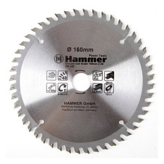 Пильный диск Hammer 205-202 CSB PL, по ламинату, ДСП, 160мм, 20мм, 1шт [30673]