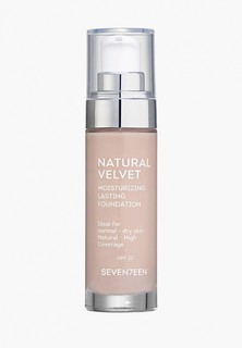 Тональный крем Seventeen Seventeen. NATURAL VELVET MOISTURIZING LASTING FOUNDATION, 35 мл