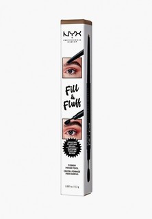 Карандаш для бровей Nyx Professional Makeup Fill & Fluff Eyebrow Pomade Pencil,оттенок 02 Taupe, 0,2 г