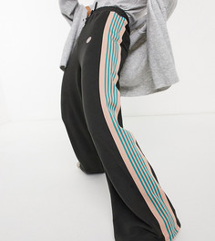 Свободные брюки из органического хлопка с полосками по бокам Damson Madder-Зеленый