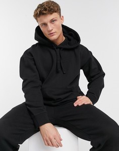 Черный выбеленный худи в стиле oversized от комплекта ASOS DESIGN Topman