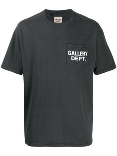 GALLERY DEPT. футболка с карманом и логотипом