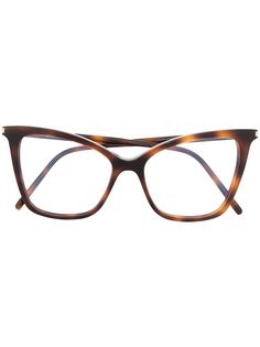 Saint Laurent Eyewear очки SL386 в оправе кошачий глаз