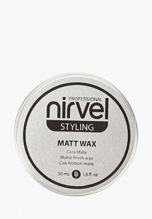 Воск для укладки Nirvel Professional STYLING средней фиксации матирующий matt wax, 50 мл