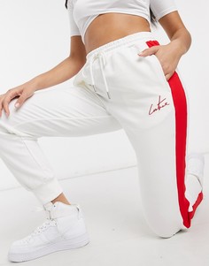 Кремовые спортивные джоггеры с полосками The Couture Club-Белый