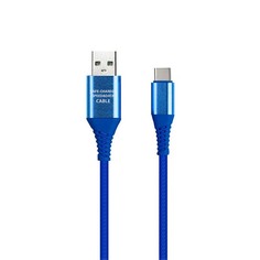 Кабель USB Type-C Smartbuy 1м Blue (iK-3112ERGbox) 1м Blue (iK-3112ERGbox)