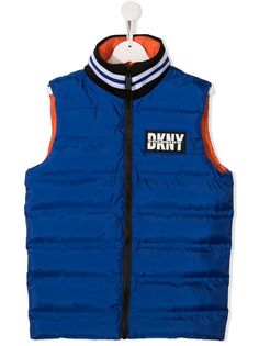 Dkny Kids двусторонний стеганый жилет