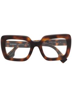 Burberry Eyewear очки в массивной оправе с логотипом