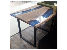Обеденный стол (woodzpro) коричневый 80.0x75.0x100.0 см.