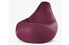 Кресло-мешок oxford (van poof) красный 100x150x100 см.