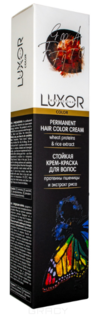Domix, Профессиональная перманентная крем-краска для волос Luxor Color, 60 мл (38 оттенков) 33 Желтый Корректор цвета Elea Professional