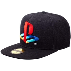 Бейсболка Difuzed Playstation: Logo Denim Playstation: Logo Denim