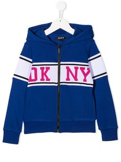 Dkny Kids худи на молнии с логотипом