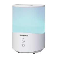 Увлажнитель воздуха ультразвуковой SUNWIND SUH1012, 2.5л, белый