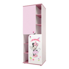 Шкаф-пенал Polini kids Disney baby "Минни Маус-Фея", белый-розовый 190х65,2х52 P.I