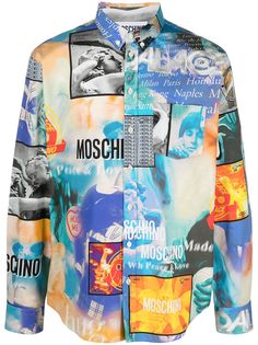 Moschino рубашка с принтом из коллаборации с Palace
