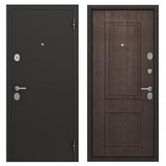 Дверь металлическая Ферн, 960 мм, правая, цвет дуб шоколад Torex