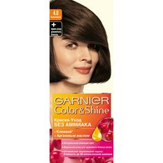 Краска для волос Garnier Color & Shine без аммиака 4.0 Каштановый