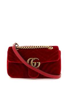 Gucci Pre-Owned маленькая сумка на плечо Marmont GG