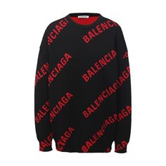 Свитер из хлопка и шерсти Balenciaga