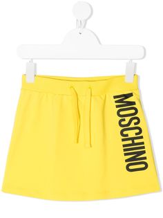 Moschino Kids юбка мини с логотипом