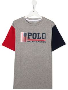 Ralph Lauren Kids футболка в стиле колор-блок