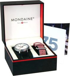 Швейцарские мужские часы в коллекции 75 Years Anniversary Set Mondaine