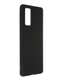 Чехол Brosco для Samsung Galaxy S20FE Matte Black SS-S20FE-COLOURFUL-BLACK