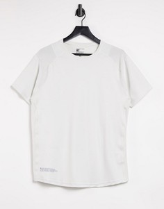 Светло-серая футболка с сетчатыми вставками HIIT Running-Серый
