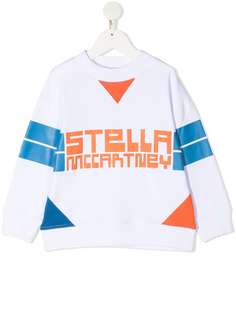 Stella McCartney Kids флисовая толстовка оверсайз