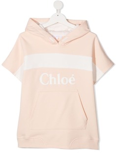 Chloé Kids худи с логотипом