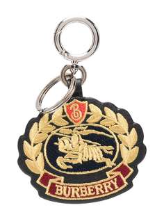 Burberry брелок с вышитым логотипом