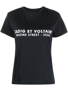 Zadig&Voltaire футболка с надписью