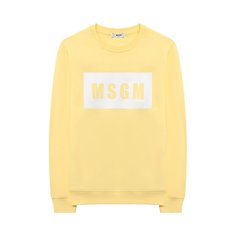 Хлопковый свитшот MSGM kids