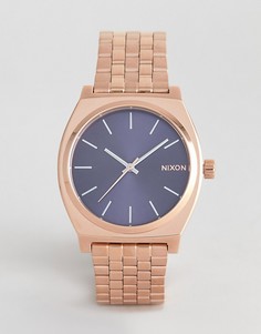 Наручные часы цвета розового золота Nixon A045 Time Teller - 37 мм-Золотой