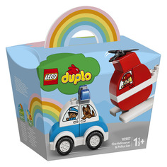 Конструктор Lego Duplo My First Пожарный вертолет и полицейский автомобиль, 10957