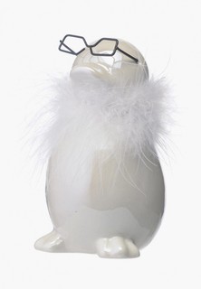 Фигурка декоративная Decogallery "Пингвин в очках"