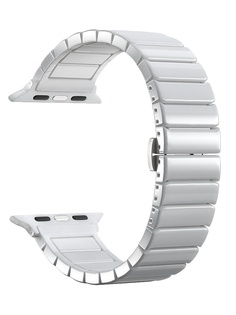 Аксессуар Ремешок Deppa для APPLE Watch 40mm/38mm Band Ceramic White 47118