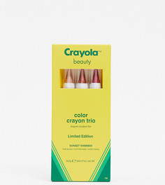 Три косметических карандаша Crayola (Sunset Shimmer)-Многоцветный